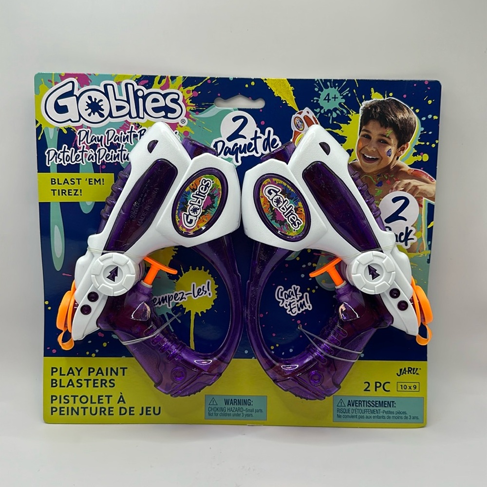 Goblies Play Paint and Water Purple Blasters 2 pc
